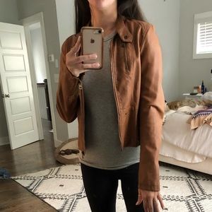 Faux Leather Jacket